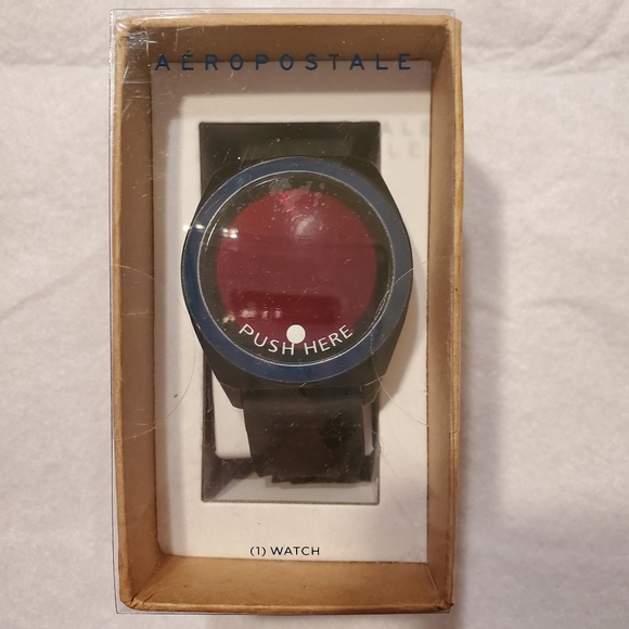 Aeropostale Other - NIB Aéropostale Rubber Led Digital Watch Black OS